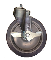 6’’ Soft Tread Caster w/brake - Caster assembly - Parts
