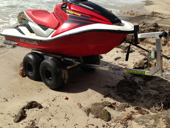 Honda Aquatrax on 4-Play beach cart